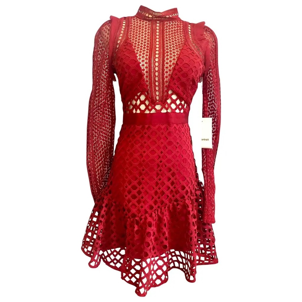 Self Portrait Red Dress